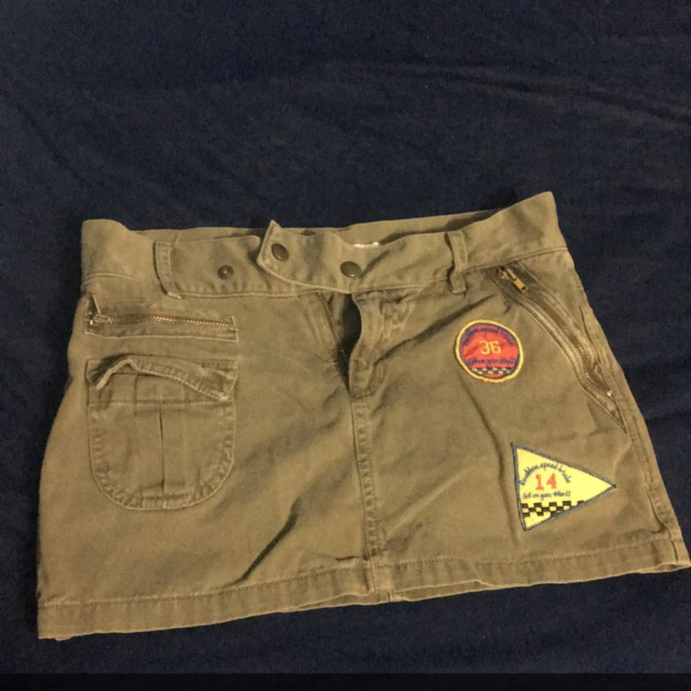 Vintage Zara green mini Skirt size 2